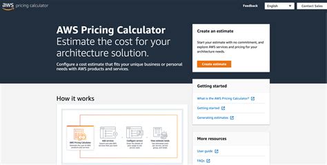 aws pricing calculator